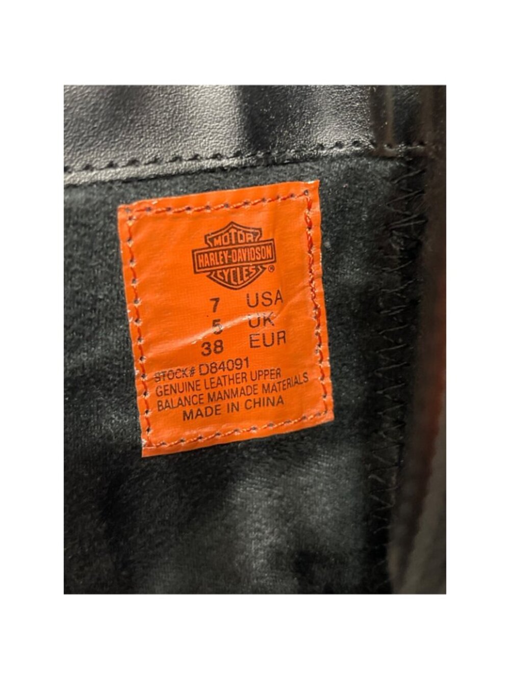 Harley Davidson Julia Harness Black Boots Leather Womens Size 7 - Picture 6 of 8